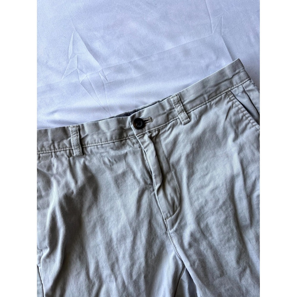 Amazon Essentials Chino Short Mens 29 Gray Slim Fit Slash Pocket Performance